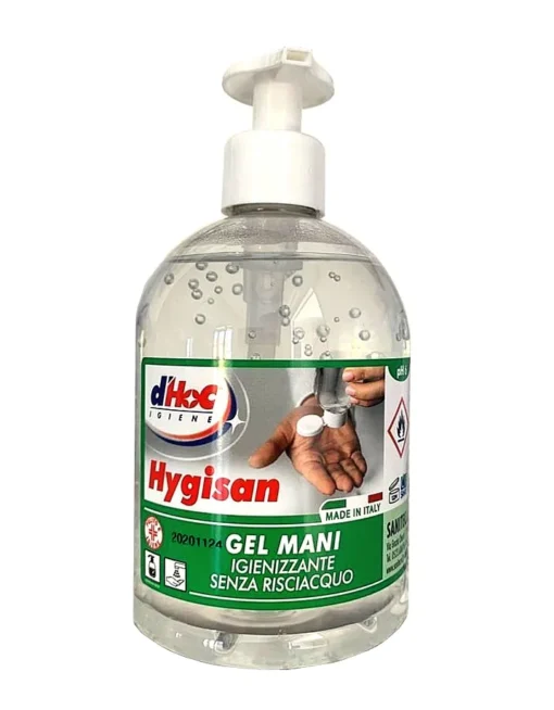 Hygisan | Gel idroalcolico igienizzante senza risciacquo uso esterno 500 ml