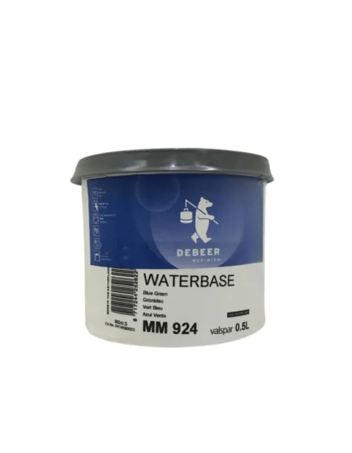 DeBeer MM 924 | Base opaca all'acqua | Blue green 0,5 litri