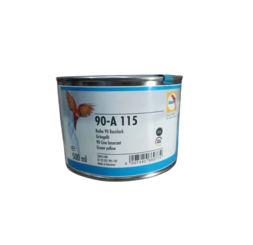 Glasurit 90-A 115 | Vernice base opaca carrozzeria auto | Giallo verde 0,5 litri