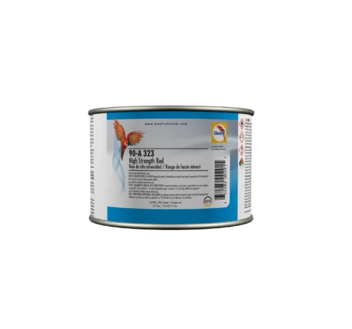 Glasurit 90-A 323 | Vernice base opaca carrozzeria auto | Rosso chiaro 0,5 litri