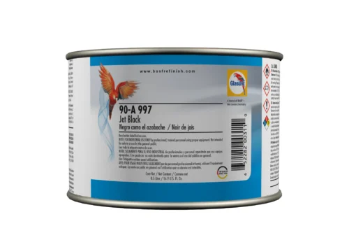 Glasurit 90-A 997 | Vernice base opaca carrozzeria auto | Nero blu 0,5 litri