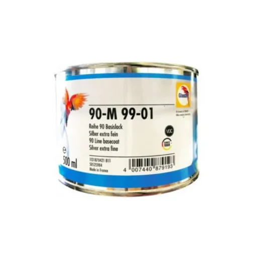 Glasurit 90-M 99-01 | Base Alluminio Extra Fine carrozzeria auto | 0,5 Lt.