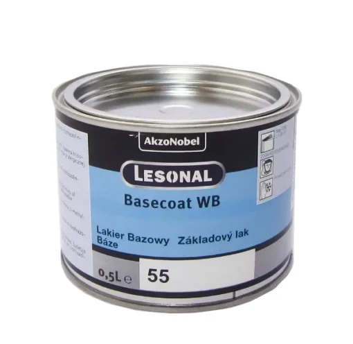 Lesonal WB 55 | Base all'acqua Verde (Giallo) Trasparente 0,5 litri