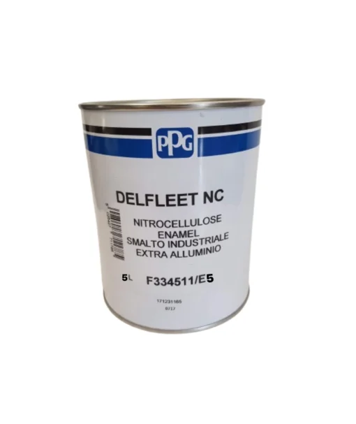 PPG F334511 | Delfleet vernice nitro per carrozzeria auto | Extra alluminio 5 litri