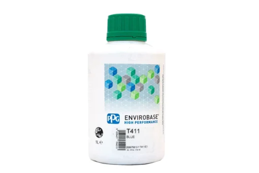 PPG T411 | Envirobase HP vernice base acqua carrozzeria auto | Blu 1 litro