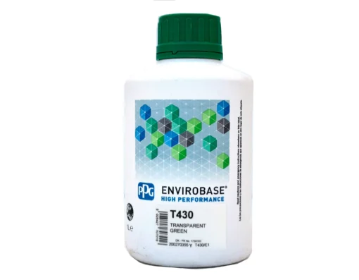 PPG T430 | Envirobase HP vernice base acqua auto | Verde trasparente 1 litro