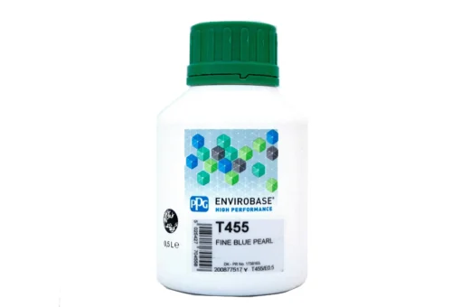 PPG T455 | Envirobase HP vernice base acqua auto | Blu perla fine 0,5 litri