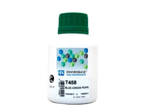 PPG T458 | Envirobase HP vernice base acqua auto | Blue green pearl 0,5 litri