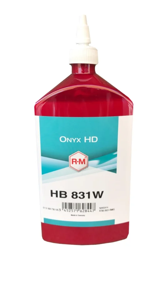 R-M HB 831W | Onyx HD vernice carrozzeria auto base acqua | Rosso 0,5 litri