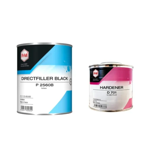 Kit R-M P 2560B | Direct-Filler Fondo Nero 1 litro + D701 Catalizzatore 0,5 litri