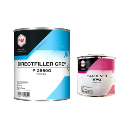 Kit R-M P 2560G | Direct-Filler Fondo Grigio 1 litro + D701 Catalizzatore 0,5 litri