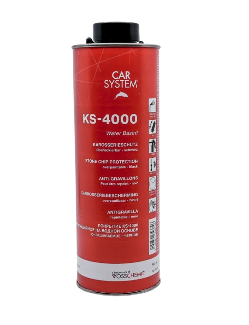 Carsystem KS-4000 | Antisasso per carrozzeria auto Nero 1 litro