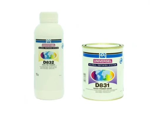 PPG D831 | Wash Primer di Adesione + D832 Catalizzatore |  1 Lt. + 1Lt.